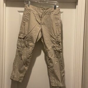 Ann Taylor brand Khaki Cargo Style Pants
